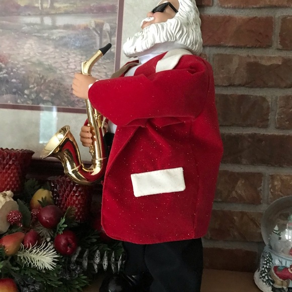 Rare Vintage Dancing Jazz Santa Clause - Picture 8 of 16